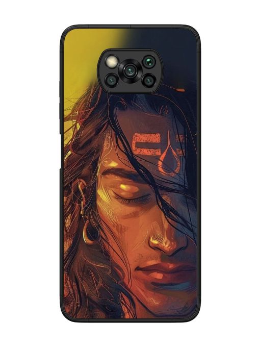 Tranquil Shiva Glossy Soft Edge Case for Poco X3 Chachhi