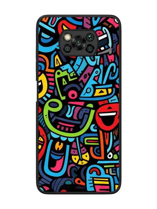 Doodlephoria Glossy Soft Edge Case for Poco X3 Chachhi