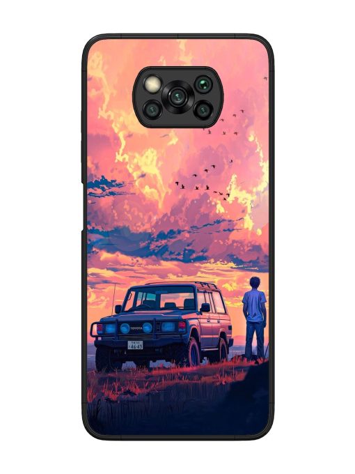 Solitude'S Horizon Glossy Soft Edge Case for Poco X3 Chachhi