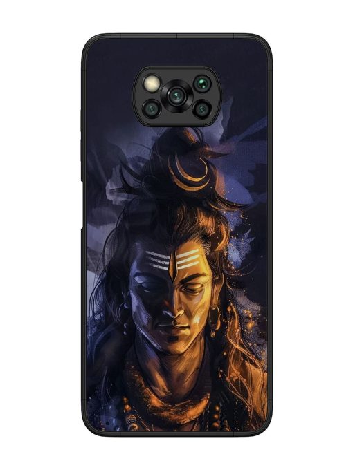 Lord Shiva Glossy Soft Edge Case for Poco X3 Chachhi