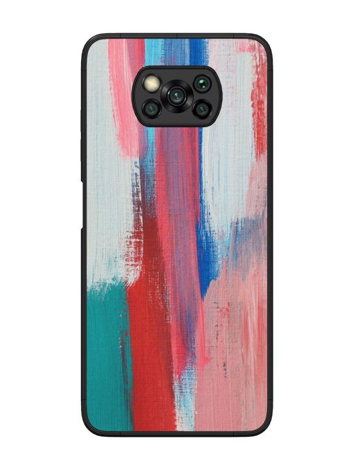 Colorful Chaos Glossy Soft Edge Case for Poco X3 Chachhi