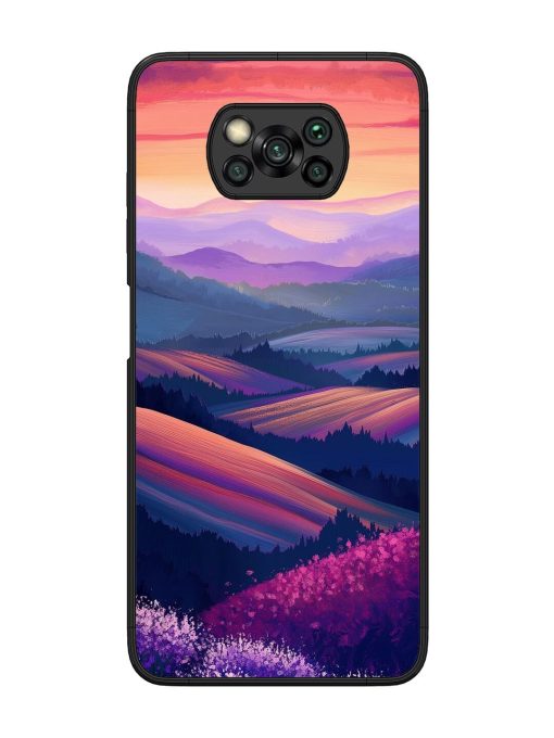 Twilight'S Embrace Glossy Soft Edge Case for Poco X3 Chachhi