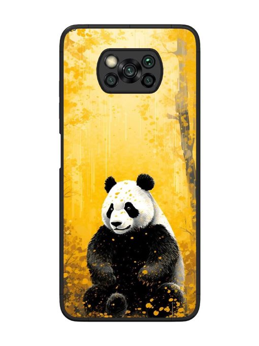 Golden Solitude Glossy Soft Edge Case for Poco X3 Chachhi