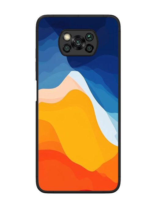 Liquid Landscape Glossy Soft Edge Case for Poco X3 Chachhi