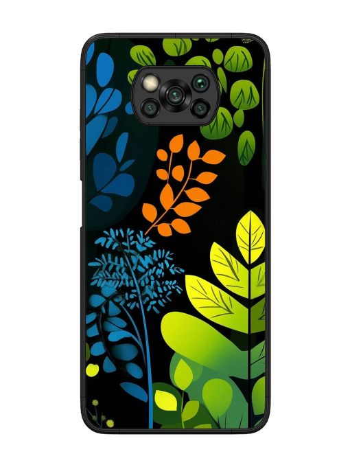 Midnight Garden Glossy Soft Edge Case for Poco X3 Chachhi