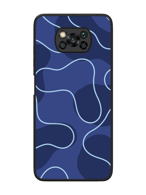 Midnight Maze Glossy Soft Edge Case for Poco X3 Chachhi