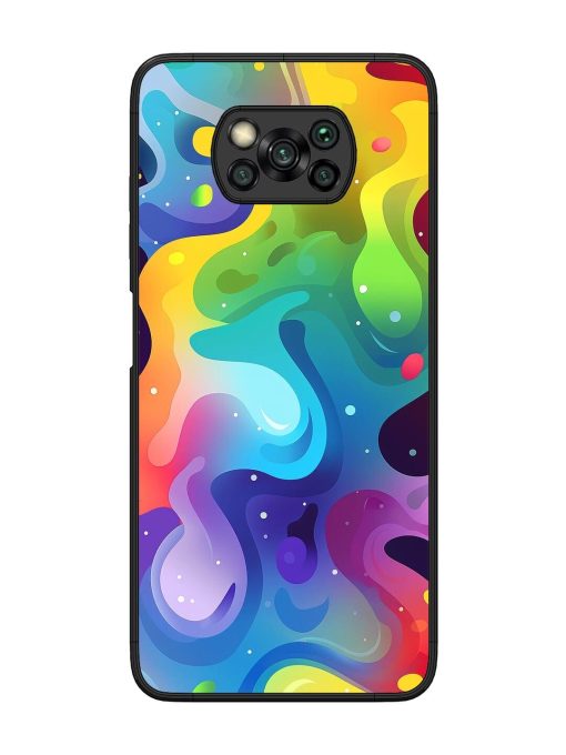 Rainbow River Glossy Soft Edge Case for Poco X3