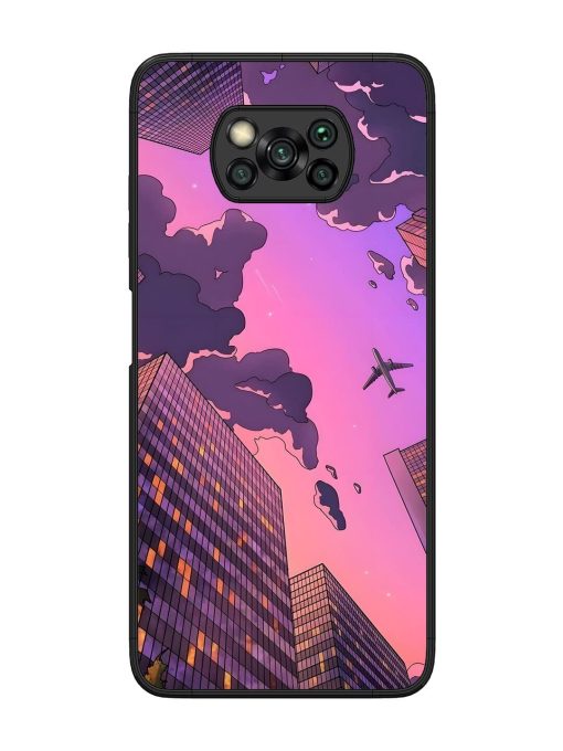 Urban Twilight Glossy Soft Edge Case for Poco X3 Chachhi