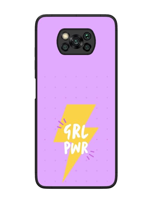 Girl Power Spark Glossy Soft Edge Case for Poco X3 Chachhi