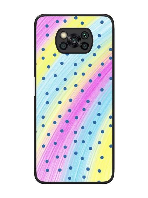 Polka Dot Paradise Glossy Soft Edge Case for Poco X3 Chachhi