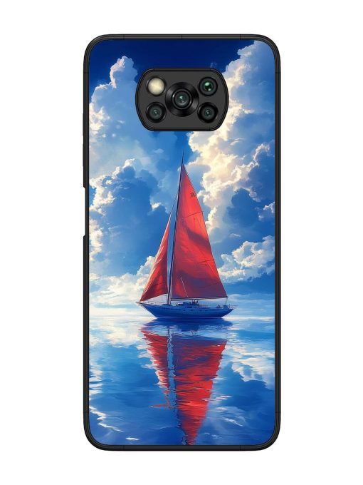 Crimson Sails Glossy Soft Edge Case for Poco X3 Chachhi