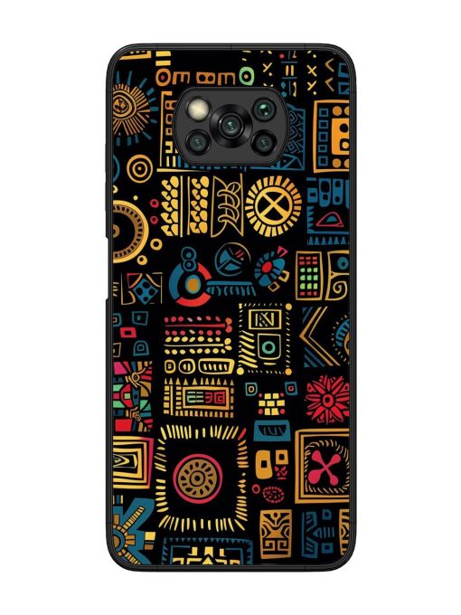 Tribal Tapestry Glossy Soft Edge Case for Poco X3 Chachhi