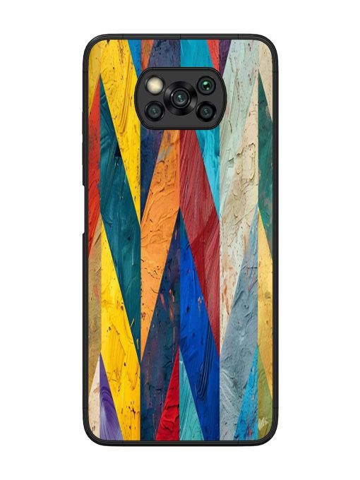 Abstract Tapestry Glossy Soft Edge Case for Poco X3 Chachhi