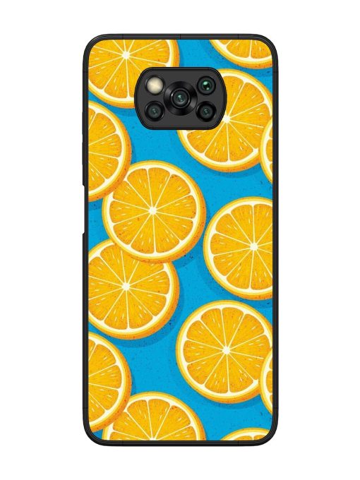 Citrus Symphony Glossy Soft Edge Case for Poco X3 Chachhi