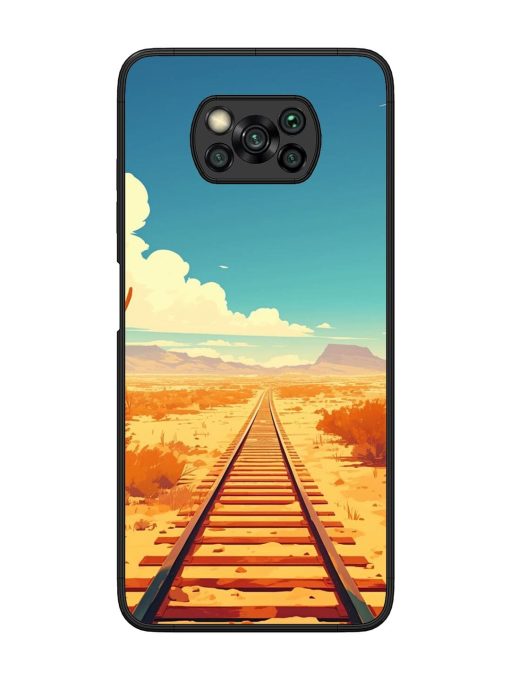 Endless Horizon Glossy Soft Edge Case for Poco X3 Chachhi