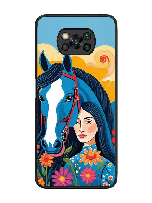 Equine Enchantment Glossy Soft Edge Case for Poco X3 Chachhi