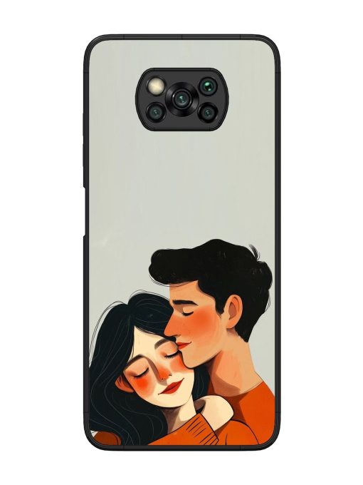 Craft Couples Glossy Soft Edge Case for Poco X3 Chachhi