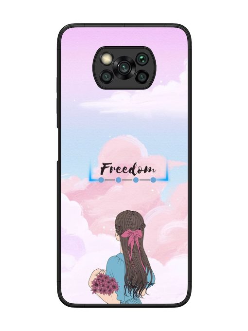 Skyward Dreams Glossy Soft Edge Case for Poco X3 Chachhi