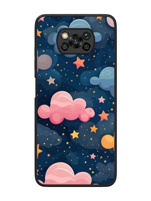 Twinkling Dreams Glossy Soft Edge Case for Poco X3 Chachhi