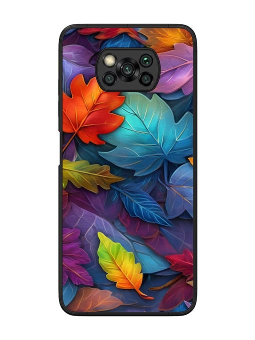 Autumn'S Embrace Glossy Soft Edge Case for Poco X3 Chachhi