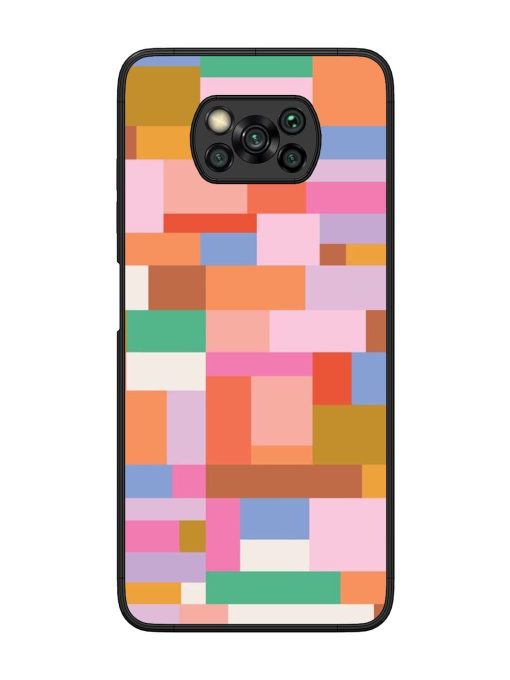 Colorful Chaos Glossy Soft Edge Case for Poco X3 Chachhi