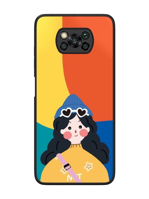 Colorful Vibes Glossy Soft Edge Case for Poco X3 Chachhi