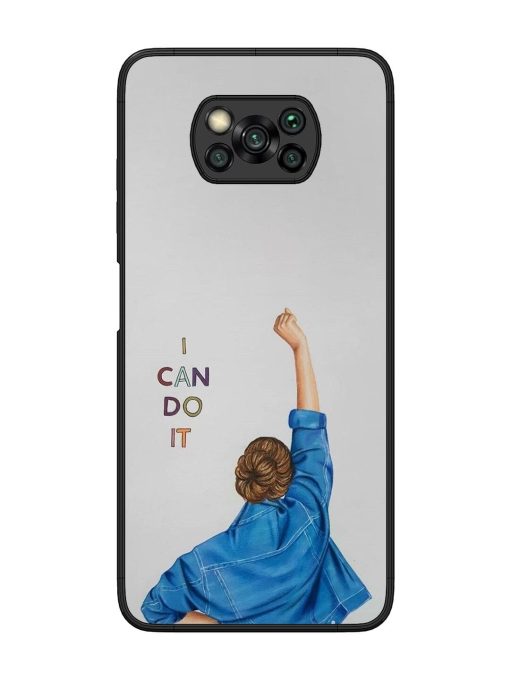 Can Do It Glossy Soft Edge Case for Poco X3 Chachhi