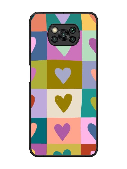 Box Of Hearts Glossy Soft Edge Case for Poco X3 Chachhi