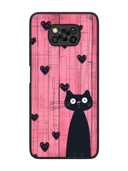 Feline Valentine'S Day Glossy Soft Edge Case for Poco X3 Chachhi