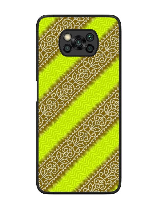 Golden Bandana Bliss Glossy Soft Edge Case for Poco X3