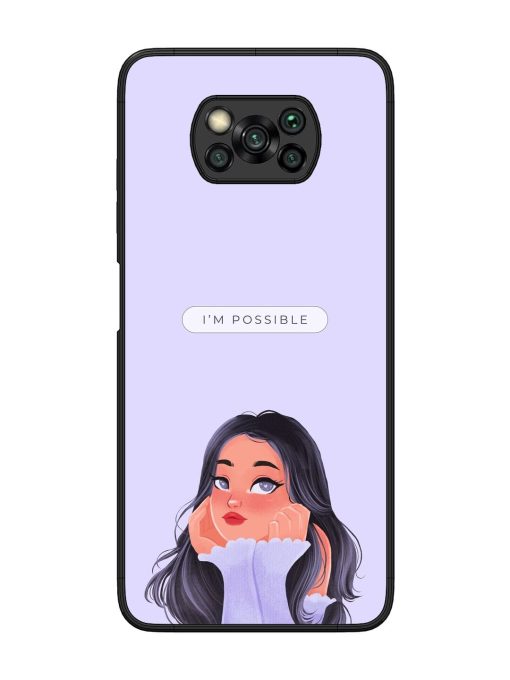 Im Possible Glossy Soft Edge Case for Poco X3 Chachhi