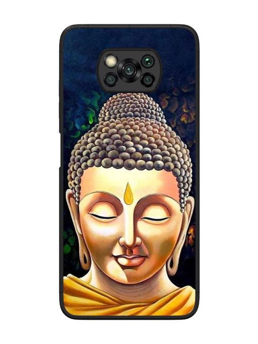 Buddha Face Glossy Soft Edge Case for Poco X3 Chachhi