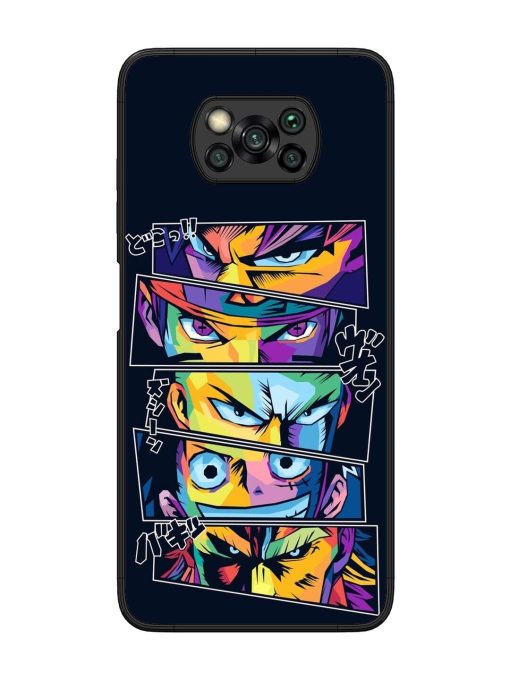 One Piece Powerhouse Glossy Soft Edge Case for Poco X3 Chachhi