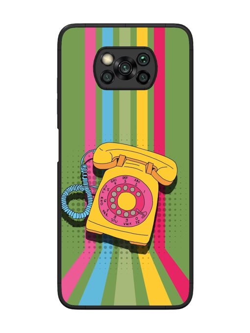 Retro Dialer Glossy Soft Edge Case for Poco X3 Chachhi