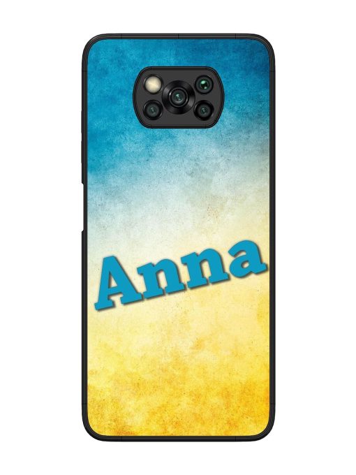 Anna'S Glossy Soft Edge Case for Poco X3 Chachhi