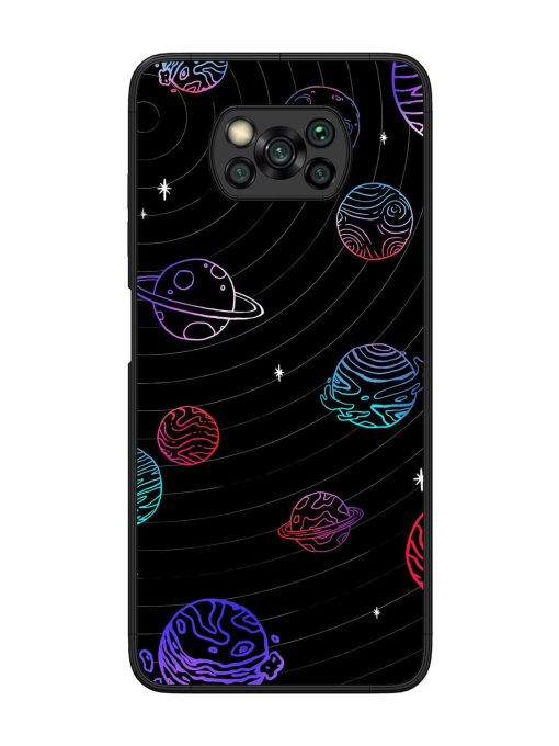 Cosmic Ballet Glossy Soft Edge Case for Poco X3 Pro Chachhi