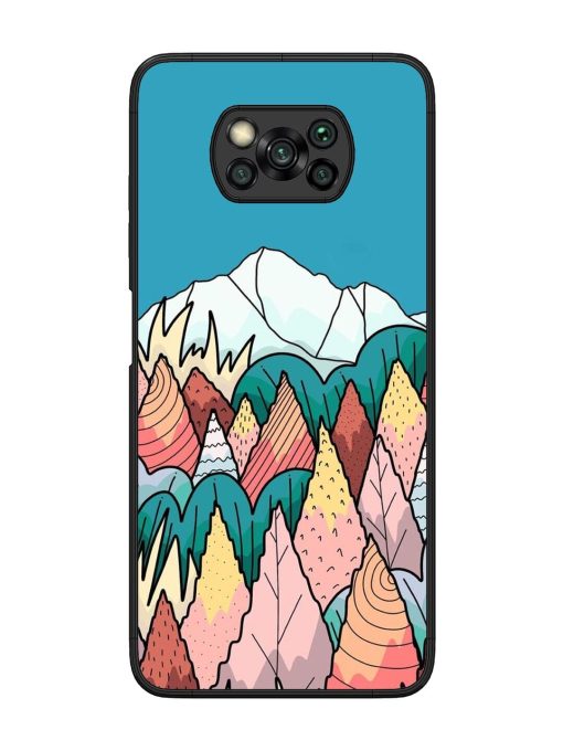 Mountain Dreamscape Glossy Soft Edge Case for Poco X3 Pro Chachhi