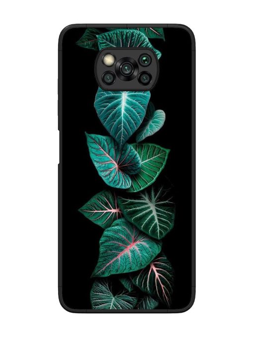 Emerald Elegance Glossy Soft Edge Case for Poco X3 Pro Chachhi