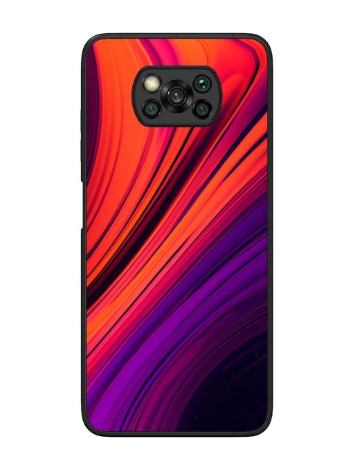 Crimson Curls Glossy Soft Edge Case for Poco X3 Pro Chachhi