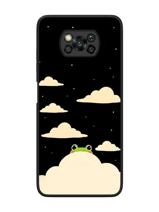 Froggy Night Sky Glossy Soft Edge Case for Poco X3 Pro Chachhi