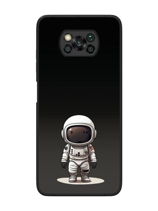 Neon Astronaut Glossy Soft Edge Case for Poco X3 Pro Chachhi