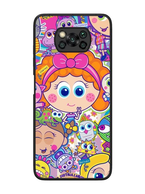 Distroller Friends Glossy Soft Edge Case for Poco X3 Pro Chachhi