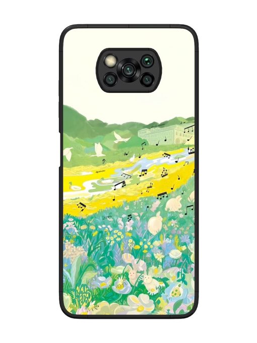 Melody In Bloom Glossy Soft Edge Case for Poco X3 Pro Chachhi