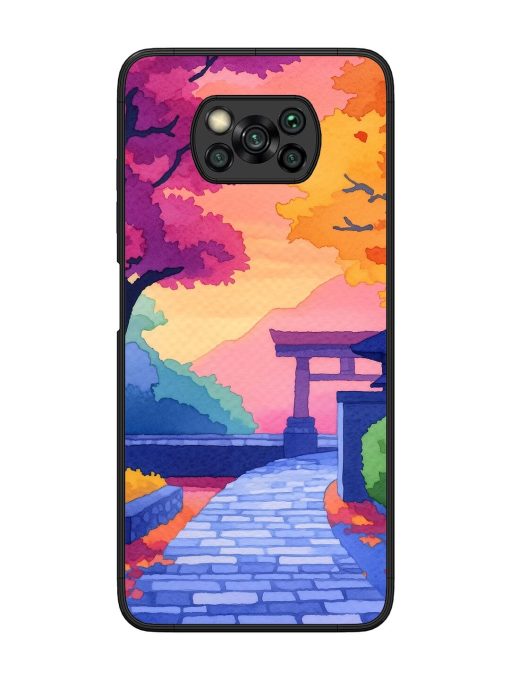 Autumnal Serenity Glossy Soft Edge Case for Poco X3 Pro Chachhi