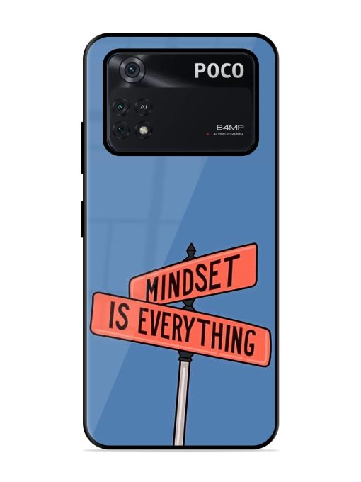 Mindset Matters Glossy Soft Edge Case for Poco X4 Pro (5G) Chachhi