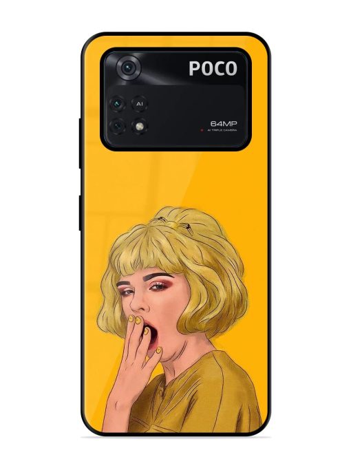 The Yaw Glossy Soft Edge Case for Poco X4 Pro (5G) Chachhi