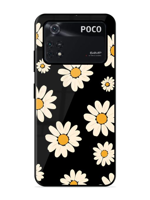 Daisies In The Night Glossy Soft Edge Case for Poco X4 Pro (5G) Chachhi