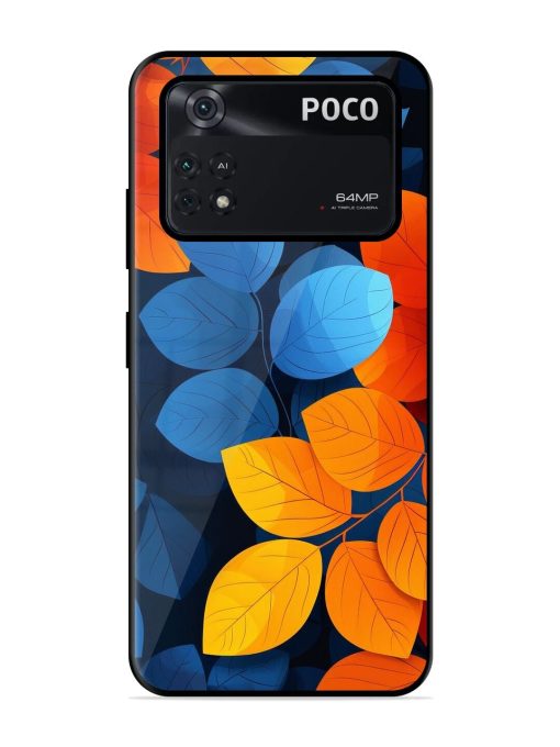 Autumn'S Contrast Glossy Soft Edge Case for Poco X4 Pro (5G) Chachhi