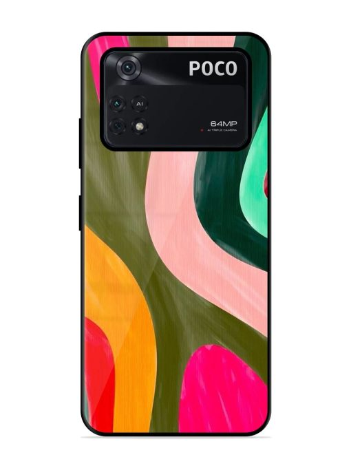 Wavy Wonder Glossy Soft Edge Case for Poco X4 Pro (5G) Chachhi