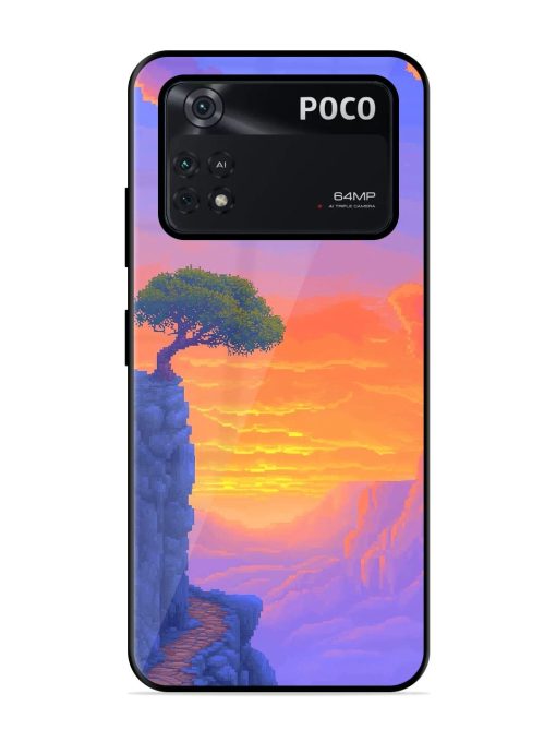 Cliffside Solitude Glossy Soft Edge Case for Poco X4 Pro (5G) Chachhi